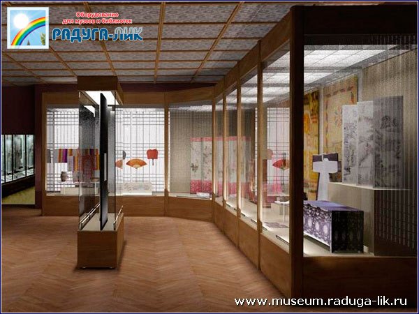 Дизайн-проект одного из залов музея Востока (вид 1)